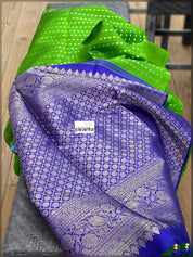 Silk Kanjivaram - Green Purple