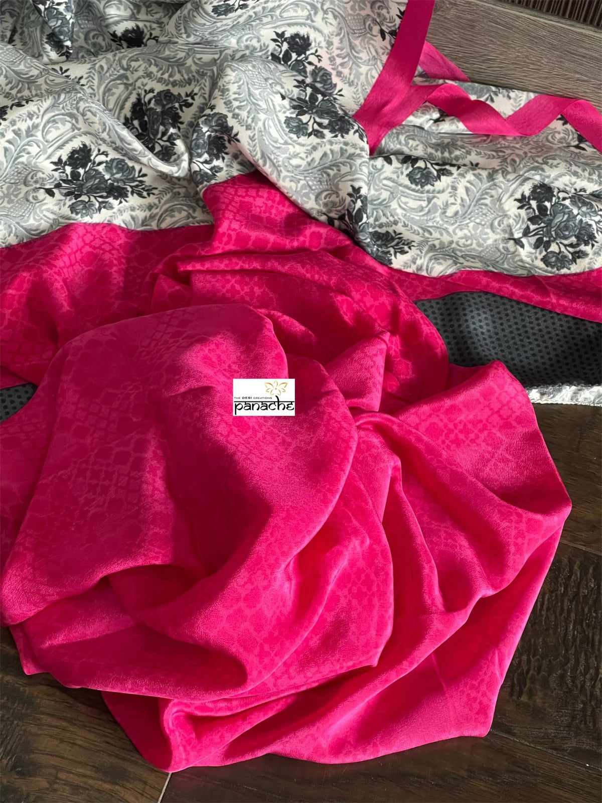 Pure Crepe Silk - White Black Grey Pink