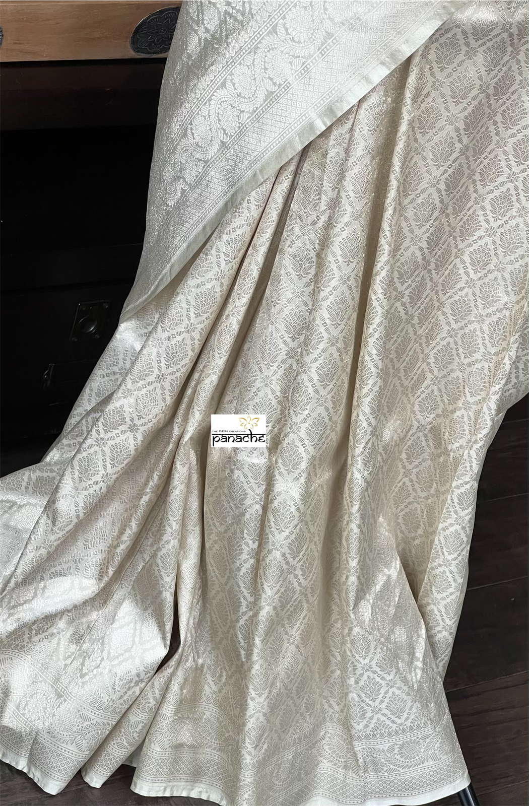 Pure Silk Brocade Kadhua Banarasi - Pale Pista Green