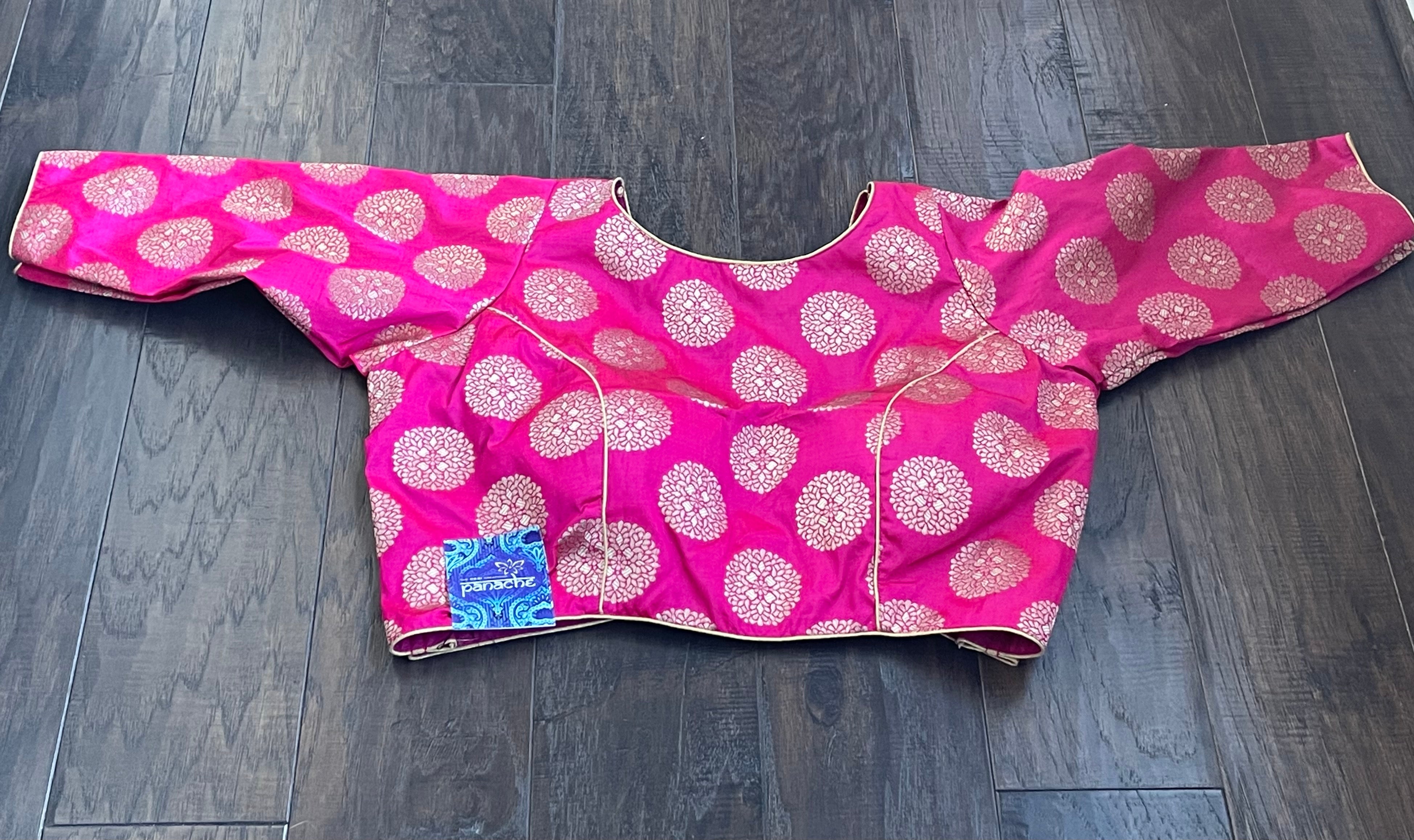 Designer Blouse - Magenta Pink
