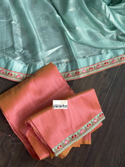 Designer Soft Silk - Light Sea Blue