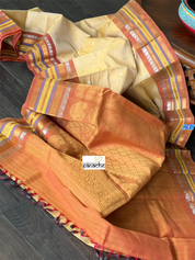 Gadwal SICO - Light Peach Yellow