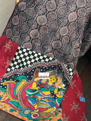 Soft Cotton Printed - Red Black