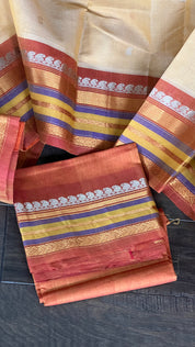 Gadwal SICO - Light Peach Yellow