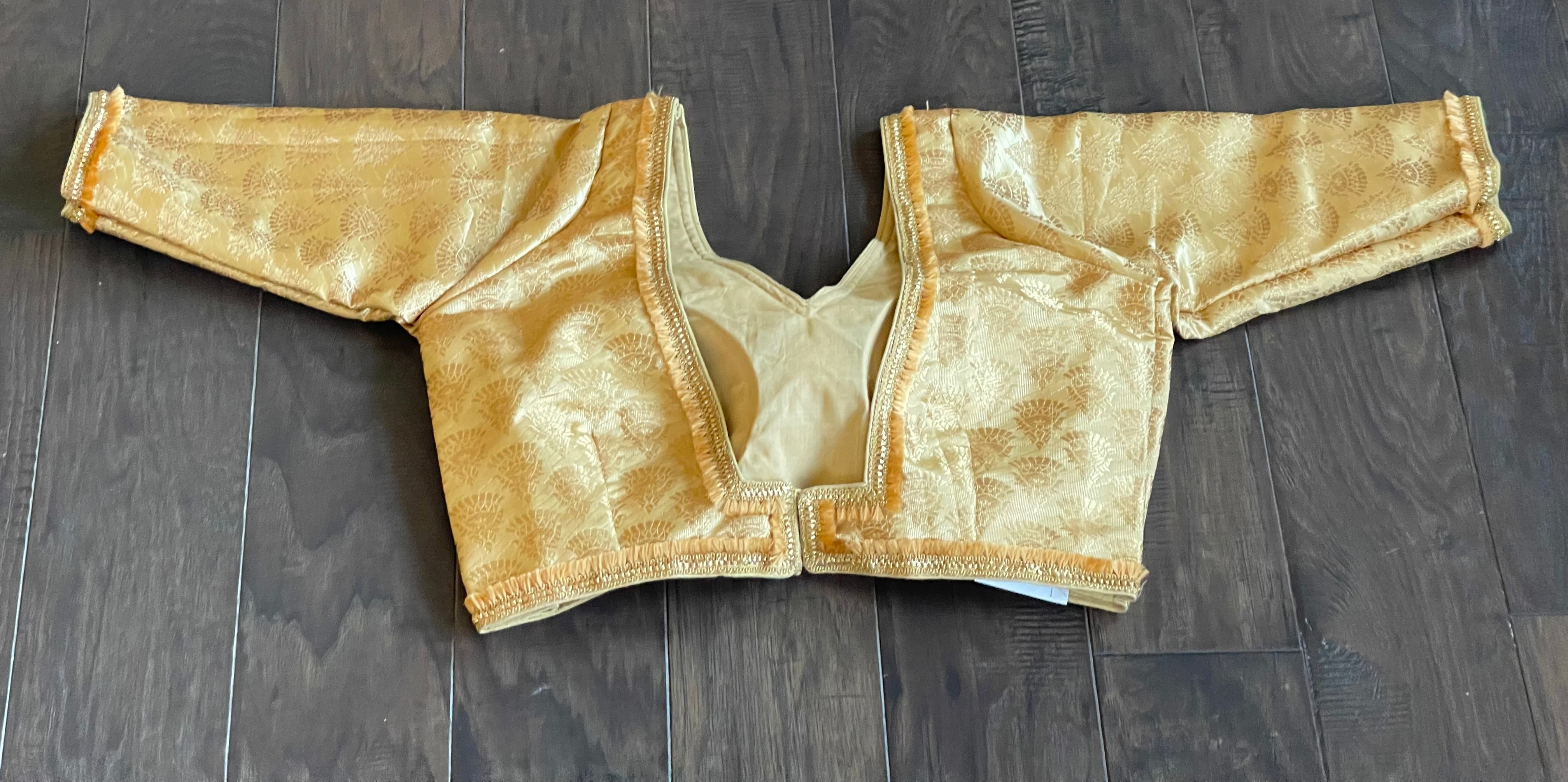 Designer Blouse - Gold Color