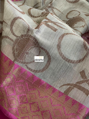 Tissue Kota Silk - Tan Beige Pink