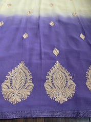 Designer Chiffon - Beige Lavender