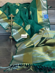 Silk Kanjivaram - Bottle Green