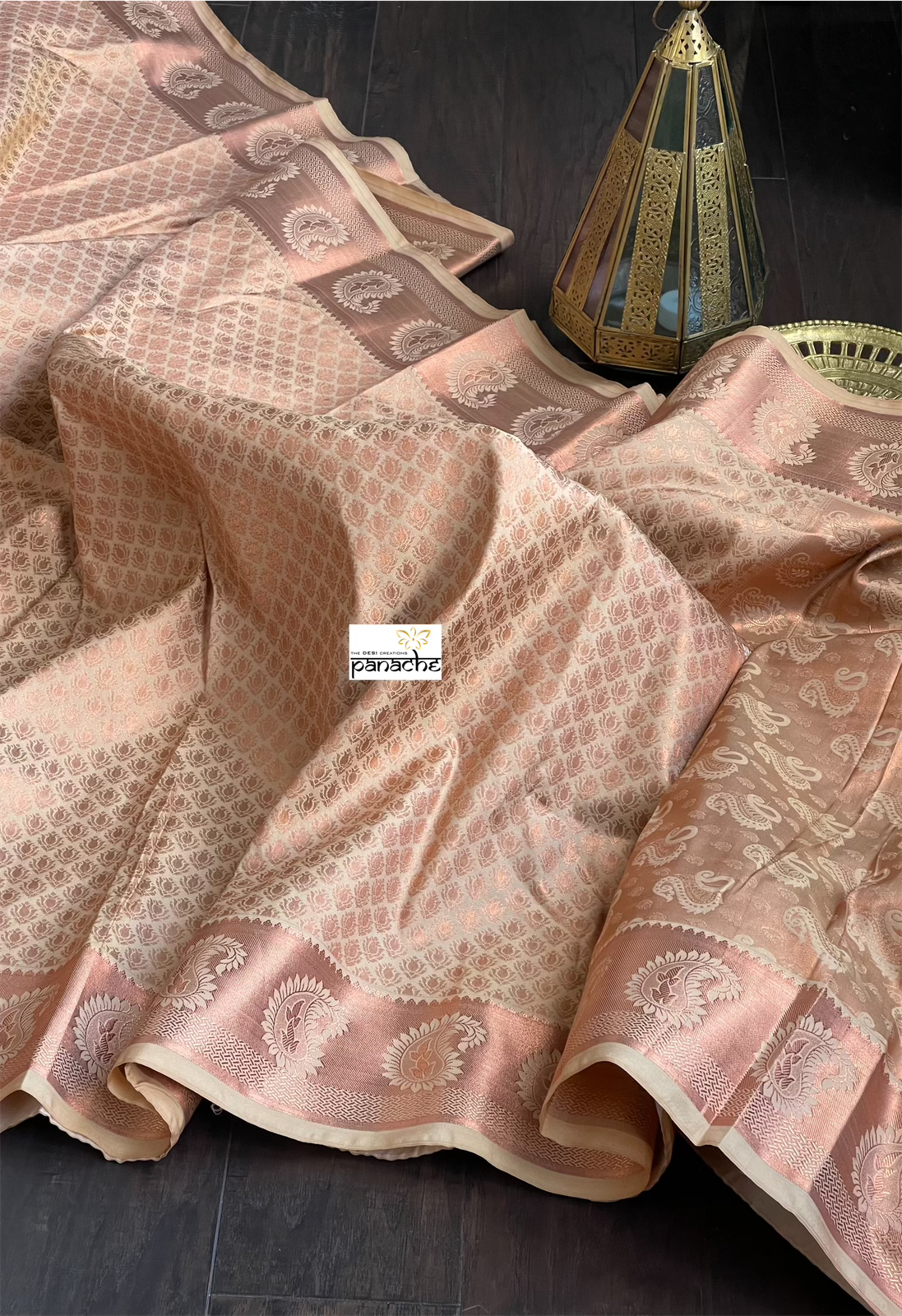 Silk Kanjivaram - Gold Beige