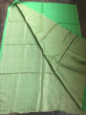 Pure Pashmina Stole - Green Reversible