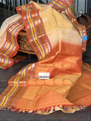 Gadwal SICO - Light Peach Yellow