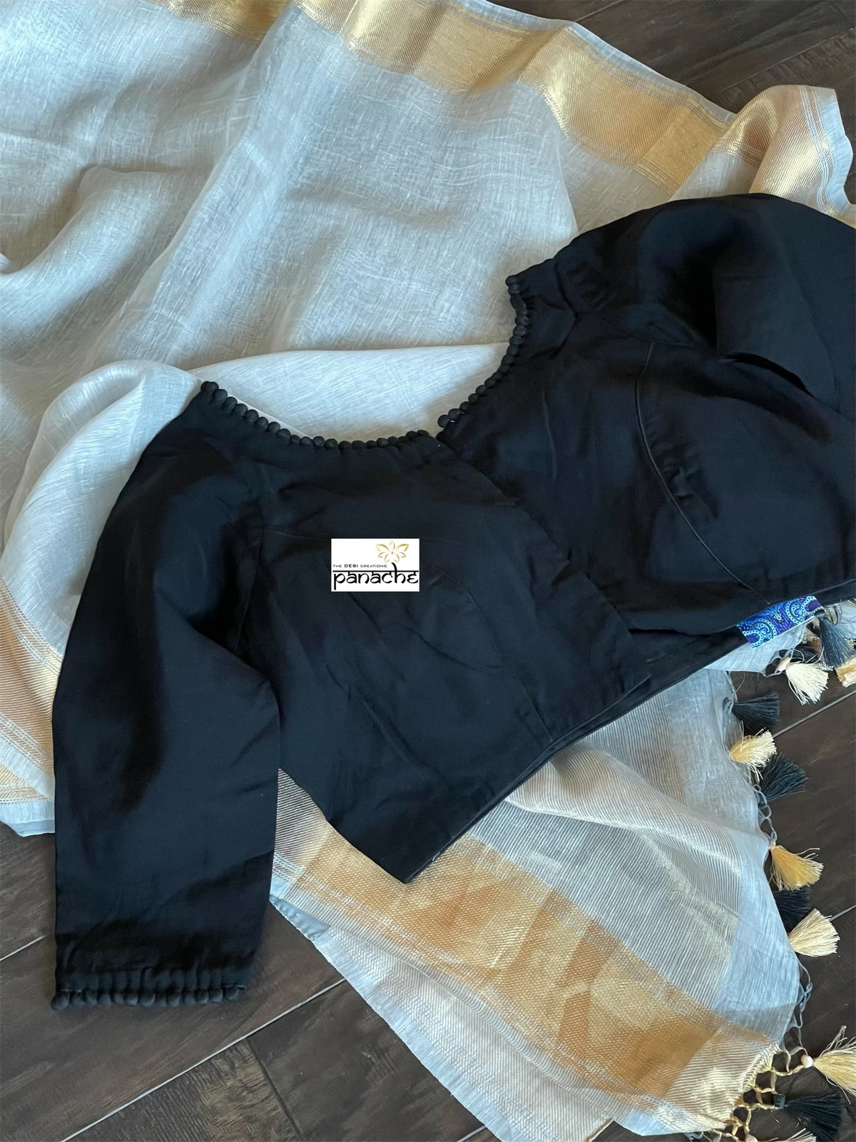 Handloom Silk Linen - Light Grey