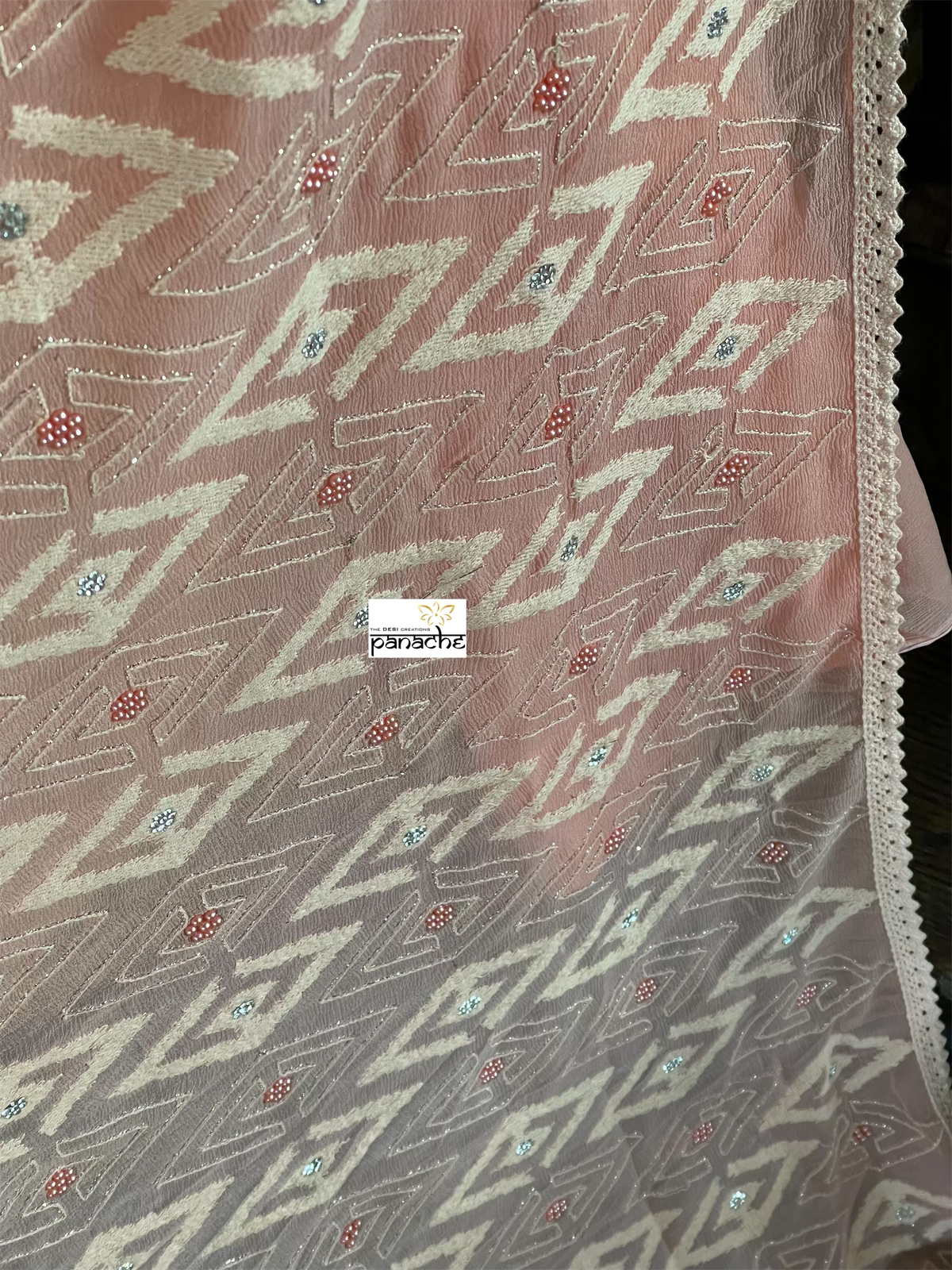 Designer Chiffon - Peach