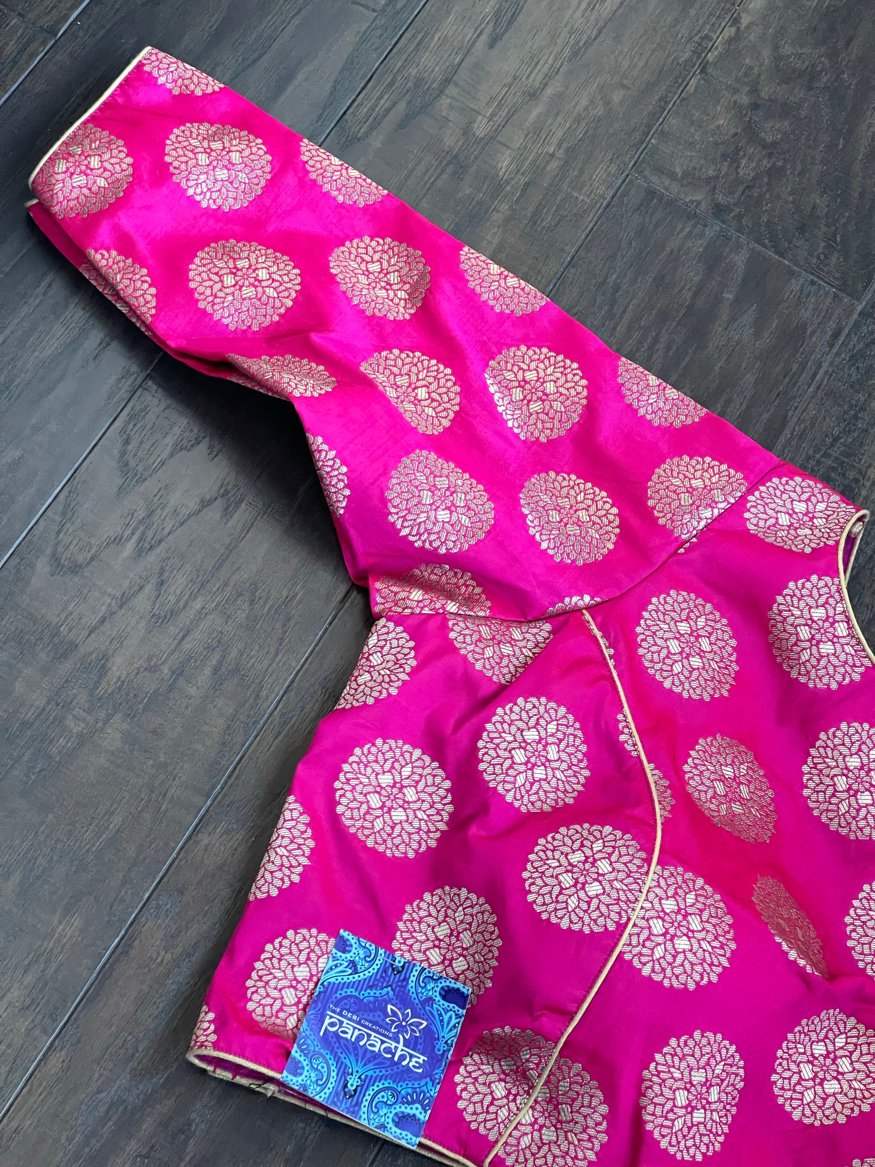 Designer Blouse - Magenta Pink