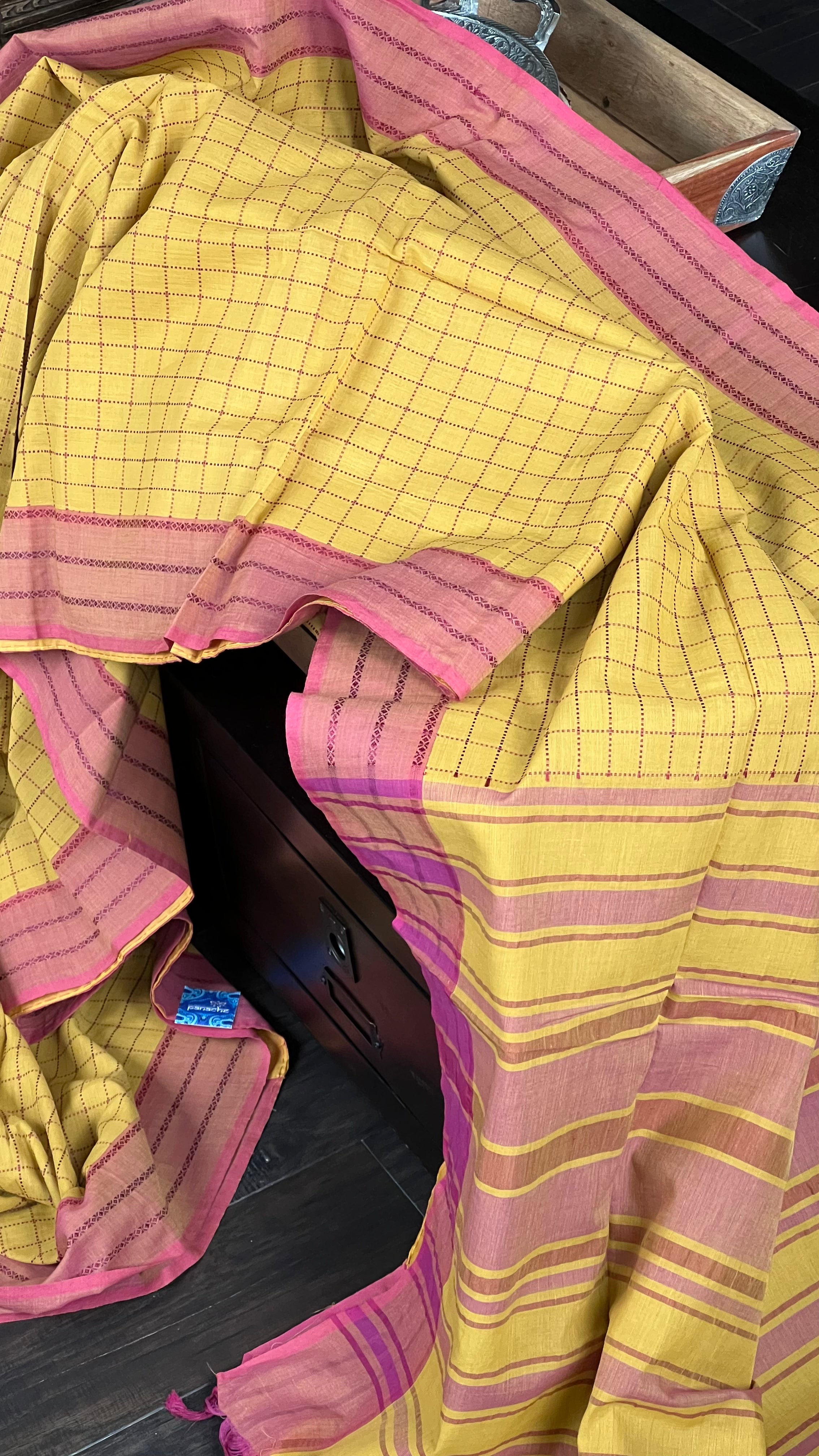 Cotton Handloom - Ochre Yellow