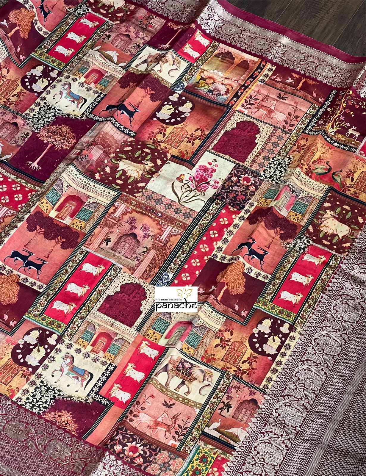 Heritage Silk Banarasi - Maroon