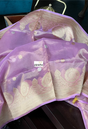 Pure Tissue Kora Silk Banarasi - Light Pink