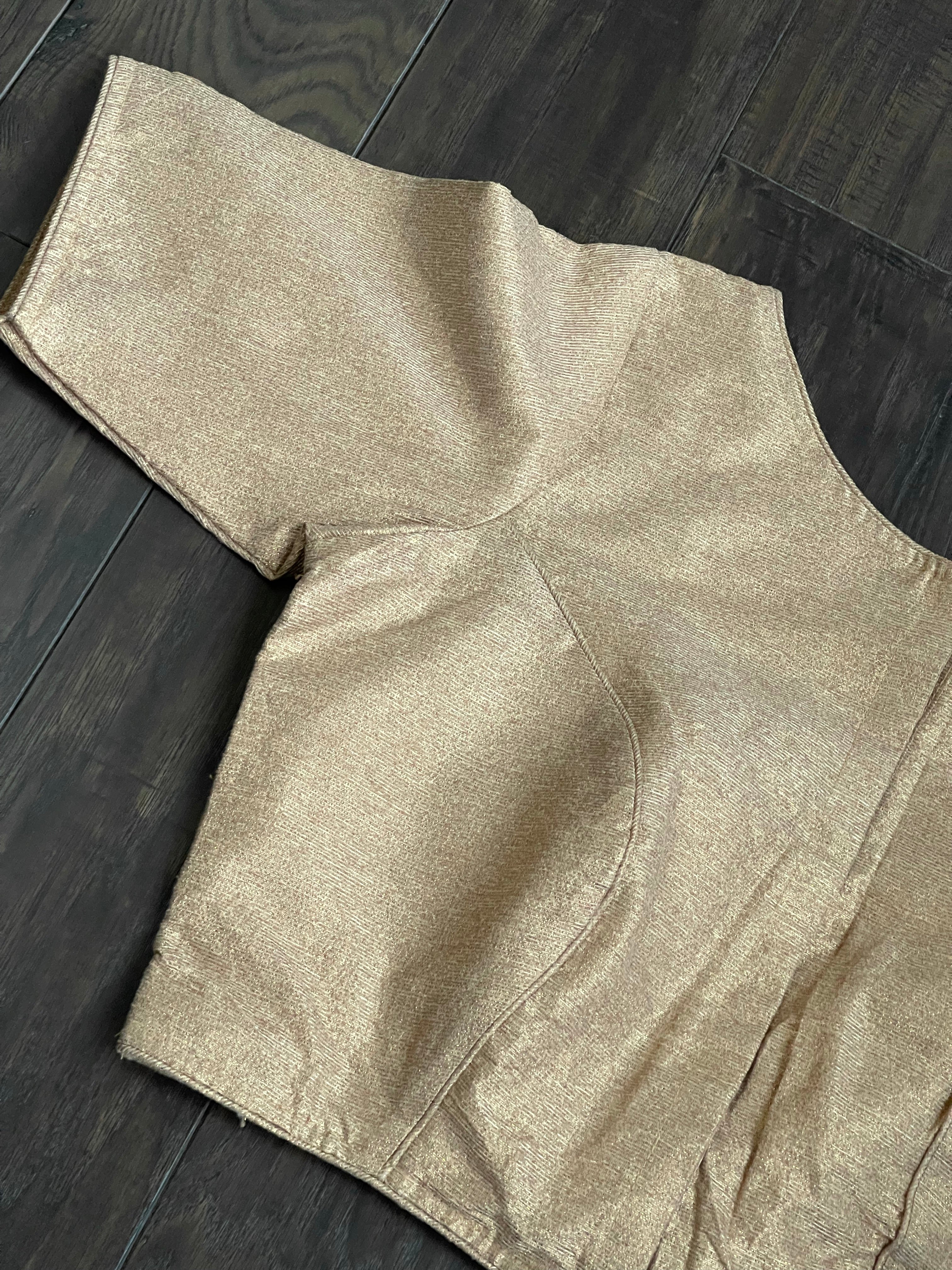 Designer Blouse - Golden Beige