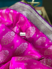Pure Silk Banarasi - Magenta Purple