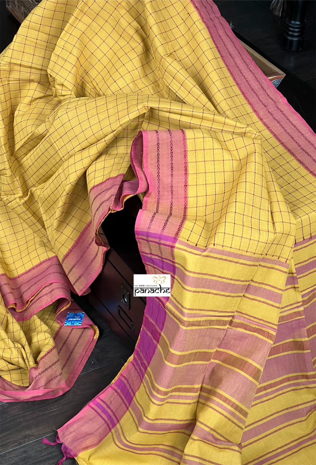 Cotton Handloom - Ochre Yellow