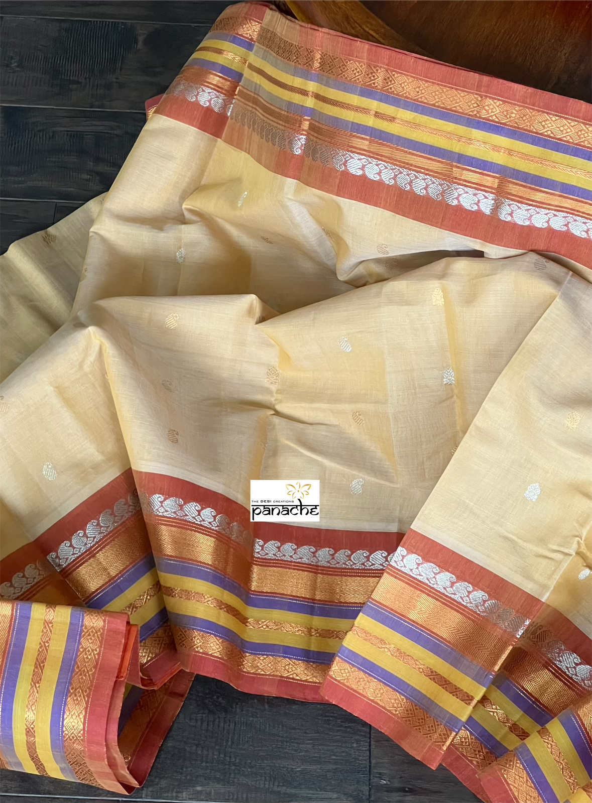 Gadwal SICO - Light Peach Yellow