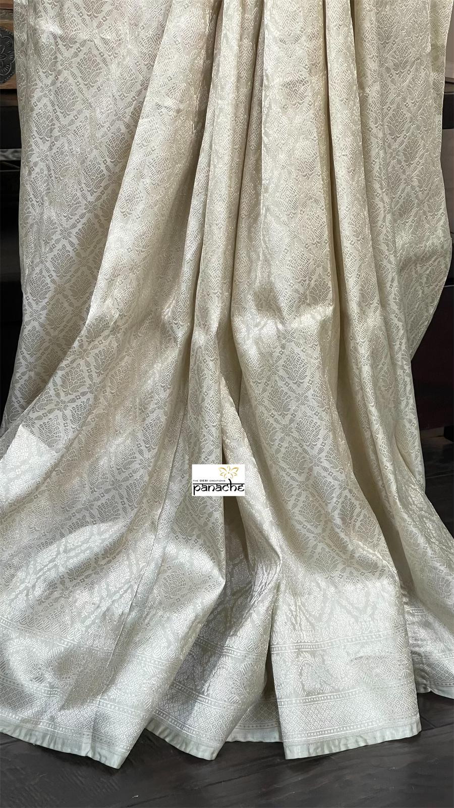 Pure Silk Brocade Kadhua Banarasi - Pale Pista Green