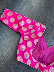 Designer Blouse - Magenta Pink