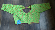 Designer Blouse - Green Meenakari
