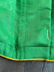 Designer Blouse - Green Blue Meenakari