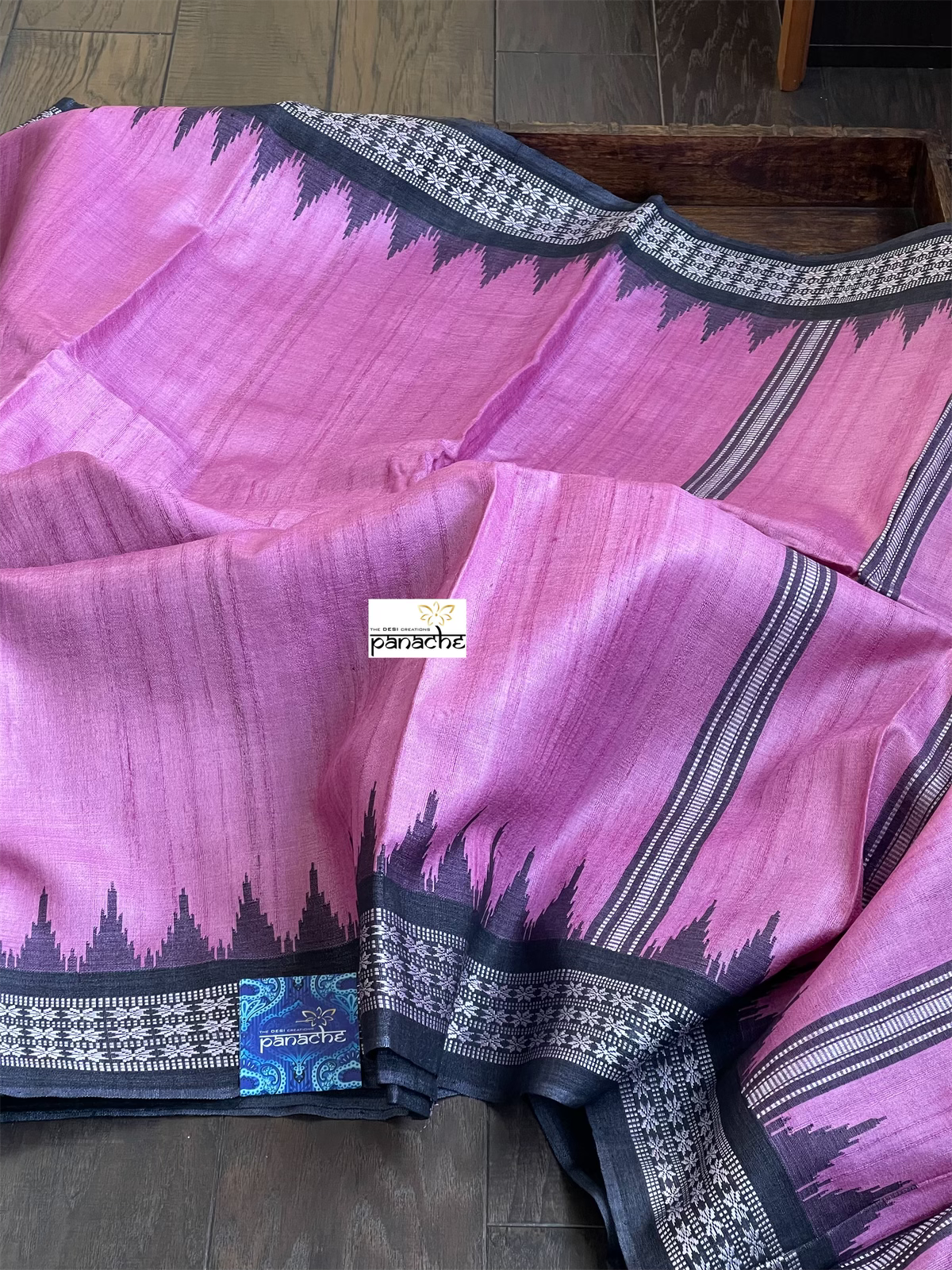 Pure Tussar Silk - Onion Pink