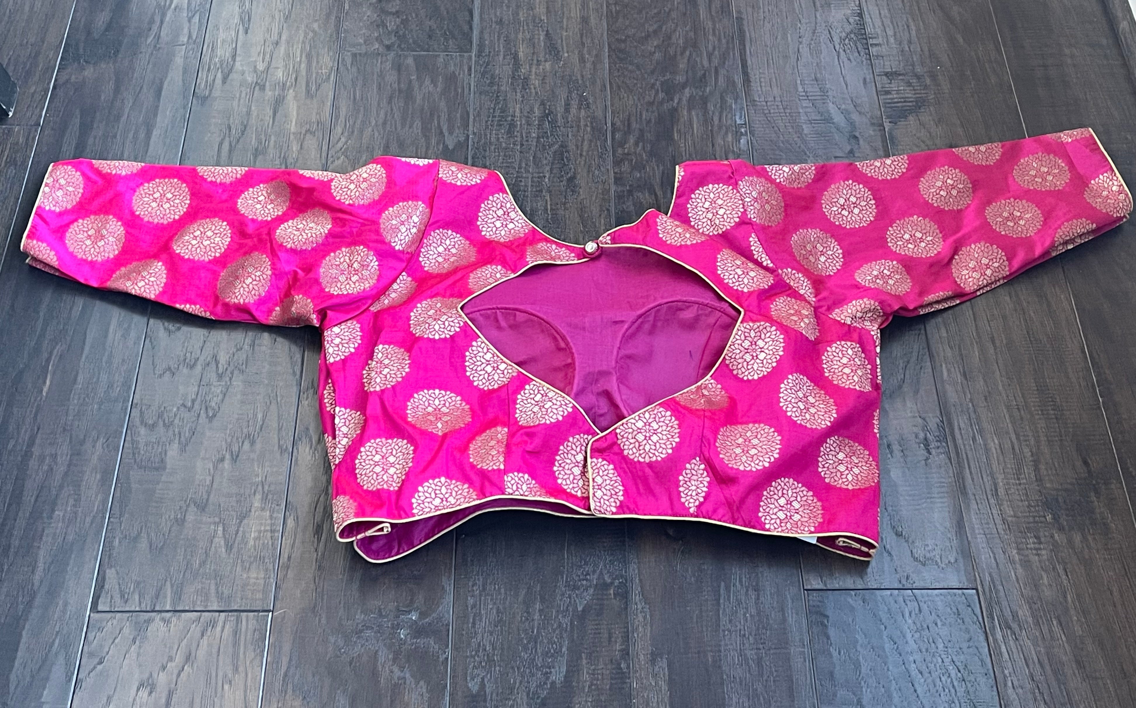 Designer Blouse - Magenta Pink