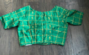 Designer Blouse - Dark Green