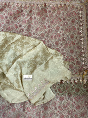Designer Inspired Organza - Kalamkari Printed