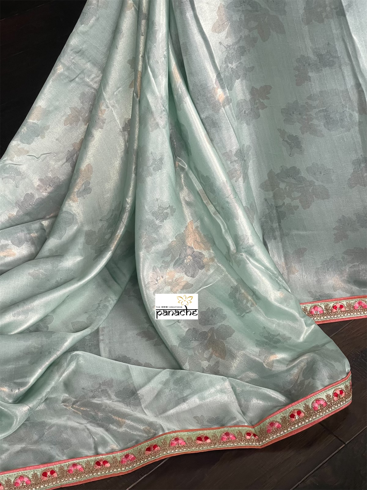 Designer Soft Silk - Light Sea Blue