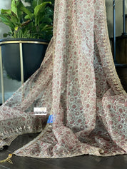 Designer Inspired Organza - Kalamkari Printed