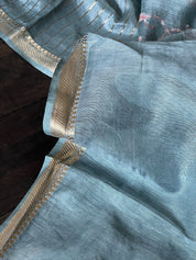 Embroidered Linen - Grey