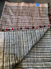 Ketia Stripes  - Grey Beige Black Red