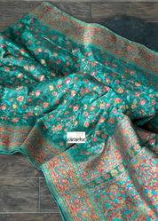 Pashmina Cotton Silk Woven - Green