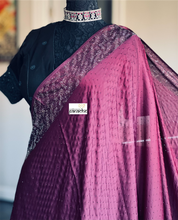 Designer Satin Silk - Plum