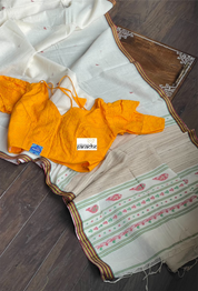 Designer Blouse - Sunrise Yellow Hakoba