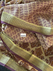 Pure Mysore Silk - Sandalwood Purple