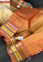 Gadwal SICO - Light Peach Yellow