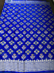 Khaddi Georgette Banarasi - Royal Blue Meenakari