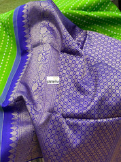 Silk Kanjivaram - Green Purple