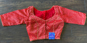 Designer Blouse - Red Banarasi Motifs