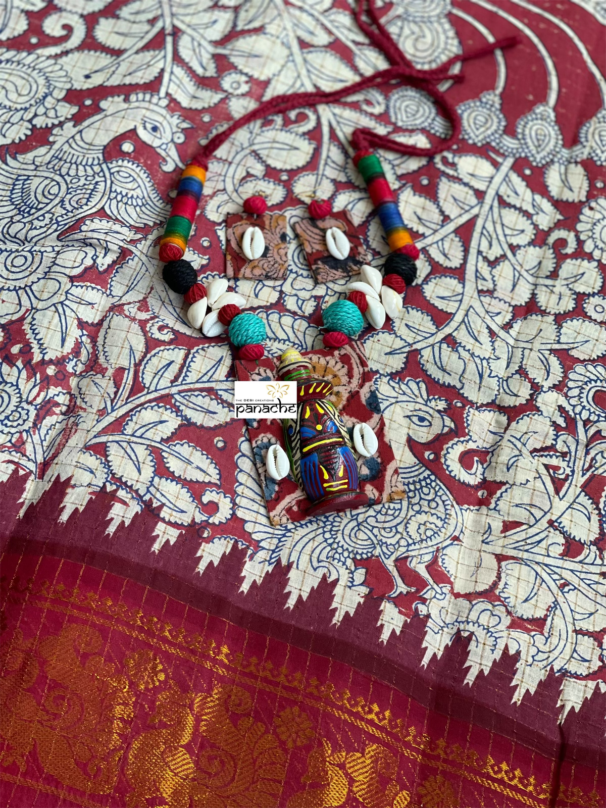 Jewelry Set - Multi Color Kalamkari