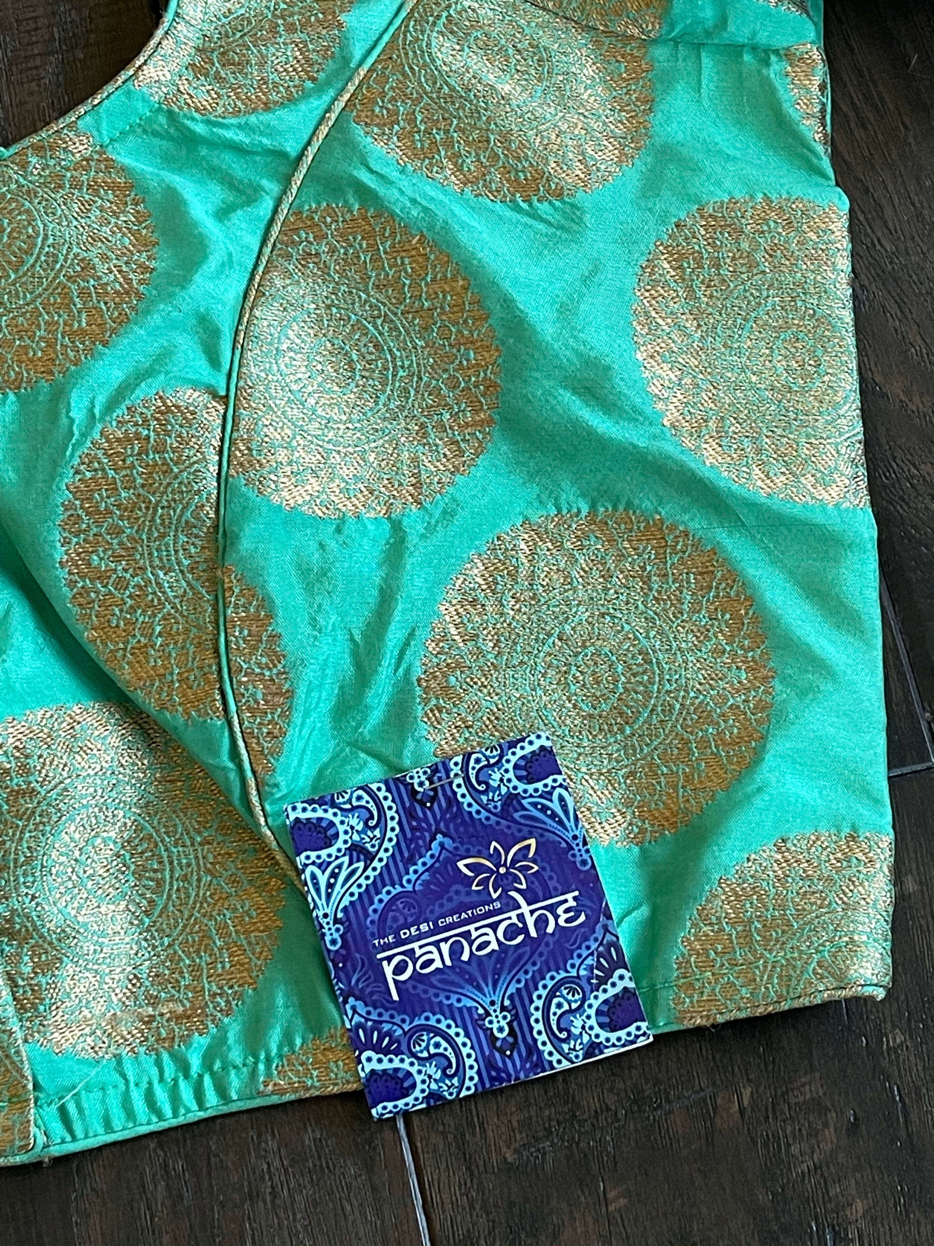 Designer Blouse - Sea Green