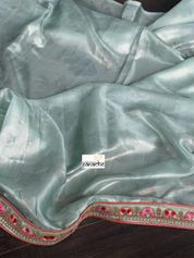 Designer Soft Silk - Light Sea Blue