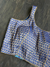 Designer Blouse - Blue Paisley