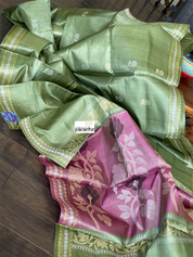 Pure Tussar Silk Woven - Green